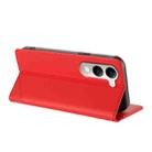 For vivo Y29s 5G Global Embossed Multi-functional Wallet Retro Leather Phone Case(Red) - 3