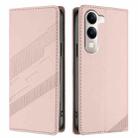 For vivo Y29s 5G Global Embossed Multi-functional Wallet Retro Leather Phone Case(Pink) - 2