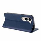 For vivo Y29s 5G Global Embossed Multi-functional Wallet Retro Leather Phone Case(Dark Blue) - 3