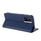 For vivo Y55s 2023 5G Embossed Multi-functional Wallet Retro Leather Phone Case(Dark Blue) - 3