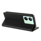 For vivo Y78 5G / Y27 5G Embossed Multi-functional Wallet Retro Leather Phone Case(Black) - 3