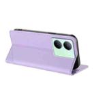 For vivo Y78 5G / Y27 5G Embossed Multi-functional Wallet Retro Leather Phone Case(Light Purple) - 3