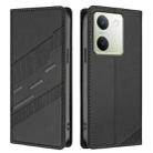 For vivo Y100 5G Global Embossed Multi-functional Wallet Retro Leather Phone Case(Black) - 2