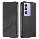 For vivo Y200e 5G Global Embossed Multi-functional Wallet Retro Leather Phone Case(Black) - 2