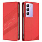For vivo Y200e 5G Global Embossed Multi-functional Wallet Retro Leather Phone Case(Red) - 2