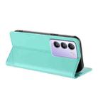 For vivo Y200e 5G Global Embossed Multi-functional Wallet Retro Leather Phone Case(Mint Green) - 3