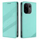 For vivo S30 Embossed Multi-functional Wallet Retro Leather Phone Case(Mint Green) - 2
