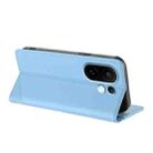For vivo S30 Pro mini Embossed Multi-functional Wallet Retro Leather Phone Case(Light Blue) - 3