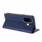 For vivo S30 Pro mini Embossed Multi-functional Wallet Retro Leather Phone Case(Dark Blue) - 3