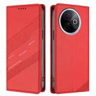 For vivo Y39 5G Embossed Multi-functional Wallet Retro Leather Phone Case(Red) - 2