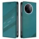 For vivo Y39 5G Embossed Multi-functional Wallet Retro Leather Phone Case(Dark Green) - 2