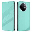 For vivo Y39 5G Embossed Multi-functional Wallet Retro Leather Phone Case(Mint Green) - 2