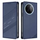 For vivo Y39 5G Embossed Multi-functional Wallet Retro Leather Phone Case(Dark Blue) - 2