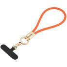 Adjustable Silicone Phone Anti-lost Short Lanyard(Orange) - 1