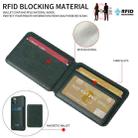 For iPhone 11 Pro Max BETOPNICE Vertical Flip Detachable MagSafe Wallet Phone Case(Green) - 2