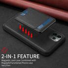 For iPhone 11 Pro Max BETOPNICE Vertical Flip Detachable MagSafe Wallet Phone Case(Black) - 3