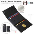 For iPhone 16 BETOPNICE Horizontal Flip Detachable MagSafe Wallet Phone Case(Black) - 2