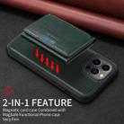 For iPhone 13 Pro Max BETOPNICE Horizontal Flip Detachable MagSafe Wallet Phone Case(Green) - 3