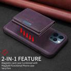 For iPhone 12 Pro Max BETOPNICE Horizontal Flip Detachable MagSafe Wallet Phone Case(Purple) - 3