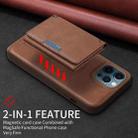 For iPhone 12 Pro Max BETOPNICE Horizontal Flip Detachable MagSafe Wallet Phone Case(Brown) - 3