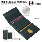 For iPhone 11 Pro Max BETOPNICE Horizontal Flip Detachable MagSafe Wallet Phone Case(Green) - 2