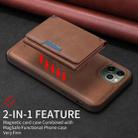 For iPhone 11 Pro Max BETOPNICE Horizontal Flip Detachable MagSafe Wallet Phone Case(Brown) - 3