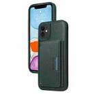 For iPhone 11 BETOPNICE Horizontal Flip Detachable MagSafe Wallet Phone Case(Green) - 1