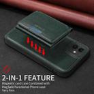 For iPhone 11 BETOPNICE Horizontal Flip Detachable MagSafe Wallet Phone Case(Green) - 3