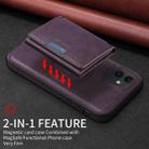 For iPhone 11 BETOPNICE Horizontal Flip Detachable MagSafe Wallet Phone Case(Purple) - 3