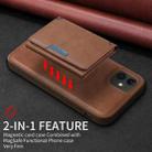 For iPhone 11 BETOPNICE Horizontal Flip Detachable MagSafe Wallet Phone Case(Brown) - 3