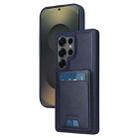 For Samsung Galaxy S25 Ultra 5G BETOPNICE Vertical Flip Detachable MagSafe Wallet Phone Case(Blue) - 1