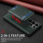 For Samsung Galaxy S25 Ultra 5G BETOPNICE Vertical Flip Detachable MagSafe Wallet Phone Case(Green) - 3