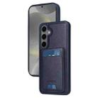 For Samsung Galaxy S24+ 5G BETOPNICE Vertical Flip Detachable MagSafe Wallet Phone Case(Blue) - 1