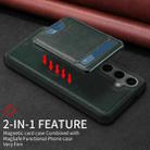 For Samsung Galaxy S24+ 5G BETOPNICE Vertical Flip Detachable MagSafe Wallet Phone Case(Green) - 3
