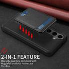 For Samsung Galaxy S24+ 5G BETOPNICE Vertical Flip Detachable MagSafe Wallet Phone Case(Black) - 3