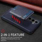For Samsung Galaxy S24 FE 5G BETOPNICE Vertical Flip Detachable MagSafe Wallet Phone Case(Blue) - 3