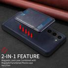For Samsung Galaxy S23+ 5G BETOPNICE Vertical Flip Detachable MagSafe Wallet Phone Case(Blue) - 3