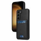For Samsung Galaxy S23+ 5G BETOPNICE Vertical Flip Detachable MagSafe Wallet Phone Case(Black) - 1