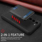 For Samsung Galaxy S23+ 5G BETOPNICE Vertical Flip Detachable MagSafe Wallet Phone Case(Black) - 3