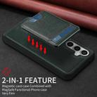 For Samsung Galaxy S23 FE 5G BETOPNICE Vertical Flip Detachable MagSafe Wallet Phone Case(Green) - 3