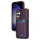 For Samsung Galaxy S23 FE 5G BETOPNICE Vertical Flip Detachable MagSafe Wallet Phone Case(Purple) - 1