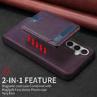 For Samsung Galaxy S23 FE 5G BETOPNICE Vertical Flip Detachable MagSafe Wallet Phone Case(Purple) - 3