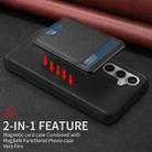 For Samsung Galaxy S23 FE 5G BETOPNICE Vertical Flip Detachable MagSafe Wallet Phone Case(Black) - 3