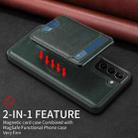For Samsung Galaxy S21+ 5G BETOPNICE Vertical Flip Detachable MagSafe Wallet Phone Case(Green) - 3
