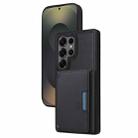For Samsung Galaxy S25 Ultra 5G BETOPNICE Horizontal Flip Detachable MagSafe Wallet Phone Case(Black) - 1