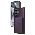 For Samsung Galaxy S24 Ultra 5G BETOPNICE Horizontal Flip Detachable MagSafe Wallet Phone Case(Purple) - 1