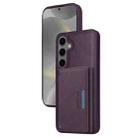 For Samsung Galaxy S24+ 5G BETOPNICE Horizontal Flip Detachable MagSafe Wallet Phone Case(Purple) - 1