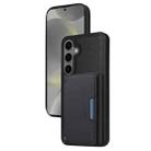 For Samsung Galaxy S24+ 5G BETOPNICE Horizontal Flip Detachable MagSafe Wallet Phone Case(Black) - 1