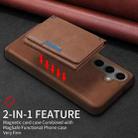 For Samsung Galaxy S24+ 5G BETOPNICE Horizontal Flip Detachable MagSafe Wallet Phone Case(Brown) - 3