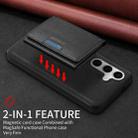 For Samsung Galaxy S24 5G BETOPNICE Horizontal Flip Detachable MagSafe Wallet Phone Case(Black) - 3